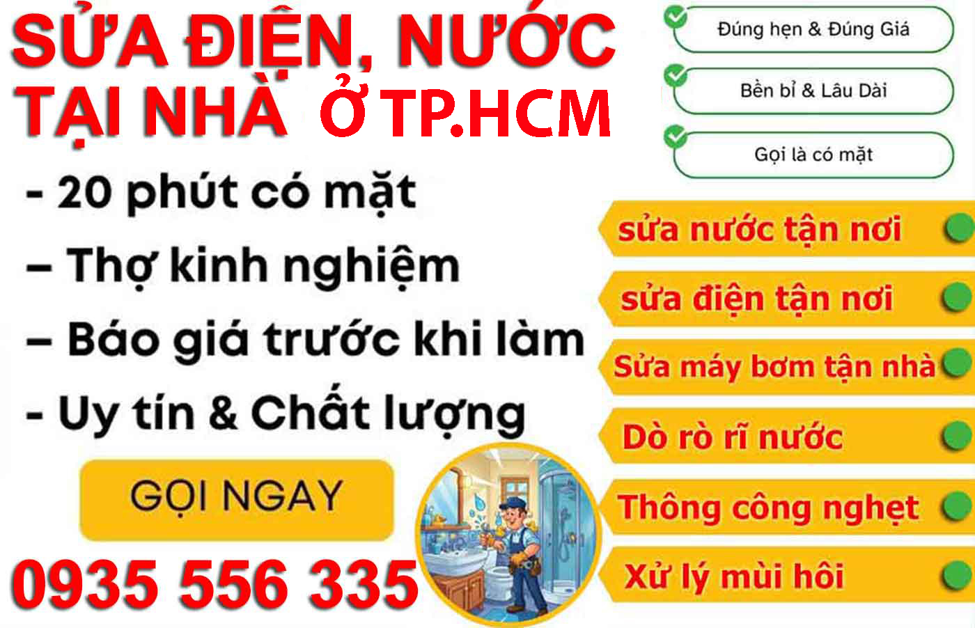 Sửa điện tại nhà uy tín – Thợ sửa điện nhanh, giá rẻ, có mặt sau 20 phút